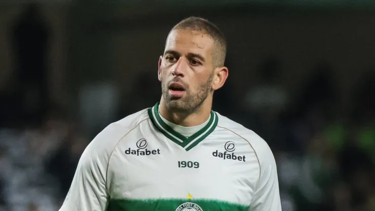 Slimani marcou muitos gols na Série A. Foto: Robson Mafra/AGIF