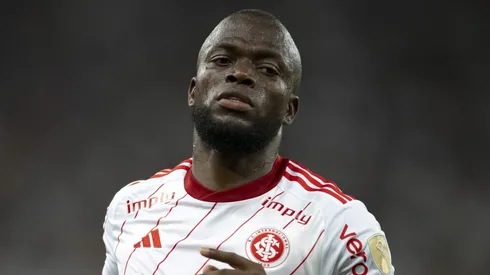 Enner Valencia jogador do Internacional durante partida contra o Fluminense no estadio Maracana pelo campeonato Libertadores 2023. Jorge Rodrigues/AGIF