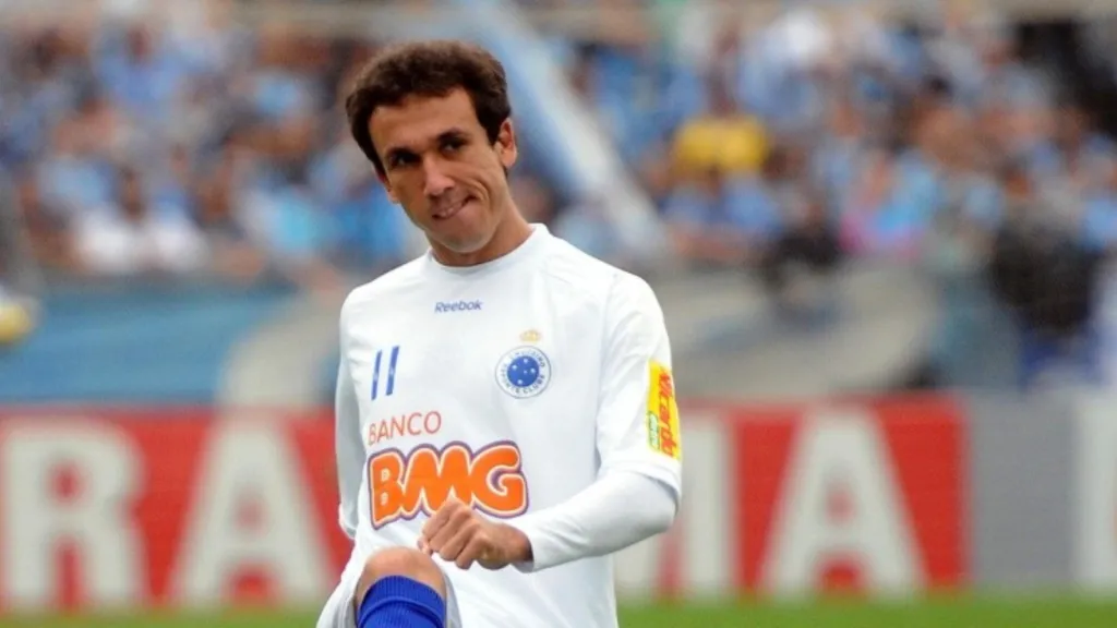 Foto: Edu Andrade/Getty Images – Thiago Ribeiro quando atuava pelo Cruzeiro