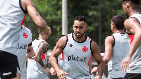 Jogadores do Vasco em treinamento. Foto: Redes sociais / Vasco.