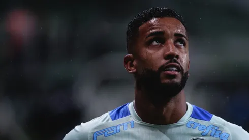 Jorge jogador do Palmeiras durante partida contra o Botafogo no estadio Arena Allianz Parque pelo campeonato Brasileiro A 2022. Foto: Ettore Chiereguini/AGIF