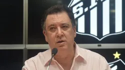 Marcelo Teixeira responde o Corinthians sobre Marcos Leonardo. Foto: Ivan Storti/Santos FC