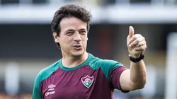 Fernando Diniz tecnico do Fluminense durante partida contra o Santos no estadio Vila Belmiro pelo campeonato Brasileiro A 2023. Abner Dourado/AGIF