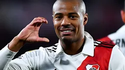 Foto: Marcelo Endelli/Getty Images - De la Cruz em ação pelo River Plate na Argentina