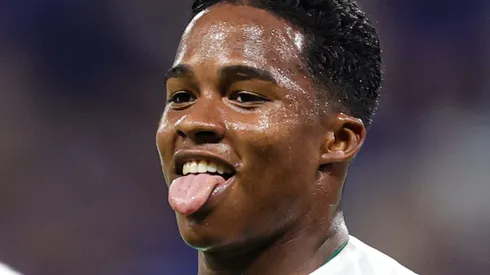 Foto: Gilson Lobo/AGIF - Endrick em partida pelo Palmeiras no Campeonato Brasileiro