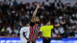 Lucas Moura atuando pelo São Paulo e 2023. Foto: Franklin Jacome/Getty Images