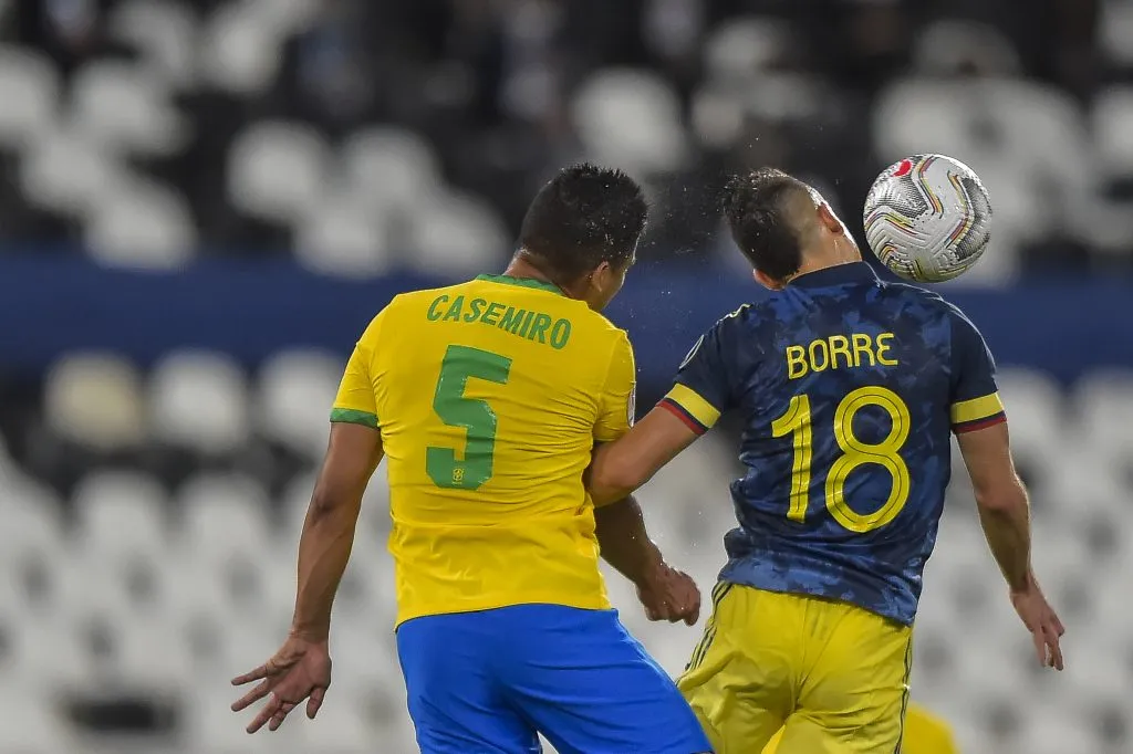 Borré atuandopa pela Colômbia. Foto: Thiago Ribeiro/AGIF