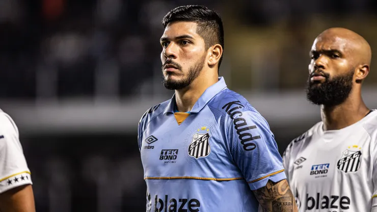 Santos anuncia a permanência de importante jogador. Foto: Abner Dourado/AGIF