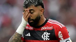 Gabigol jogador, do Flamengo, durante partida contra o Vasco no estadio Maracana pelo campeonato Brasileiro A 2023. Foto: Thiago Ribeiro/AGIF