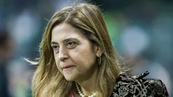 Leila Pereira, presidente do Palmeiras agradece ao Fla Foto: Marcello Zambrana/AGIF