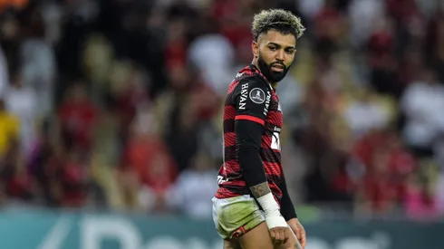 RJ - Rio de Janeiro - 17/05/2022 - COPA LIBERTADORES 2022, FLAMENGO X UNIVERSIDAD CATOLICA - Gabigol jogador do Flamengo lamenta chance perdida durante partida contra o Universidad Catolica no estadio Maracana pelo campeonato Copa Libertadores 2022. Foto: Thiago Ribeiro/AGIF