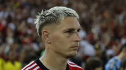Varela em ação com a camisa do Flamengo. Foto: Wagner Meier/Getty Images.