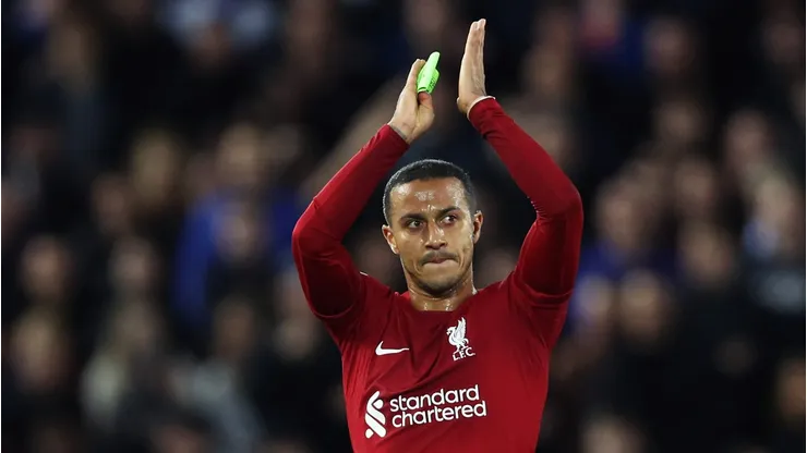 Thiago Alcântara no Liverpool - Foto: Clive Brunskill/Getty Images