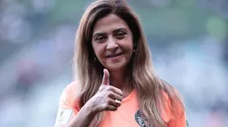 Leila Pereira, presidente d Palmeiras. Ela liberou e o Imortal foi para cima de zagueiro - Foto: Ettore Chiereguini/AGIF
