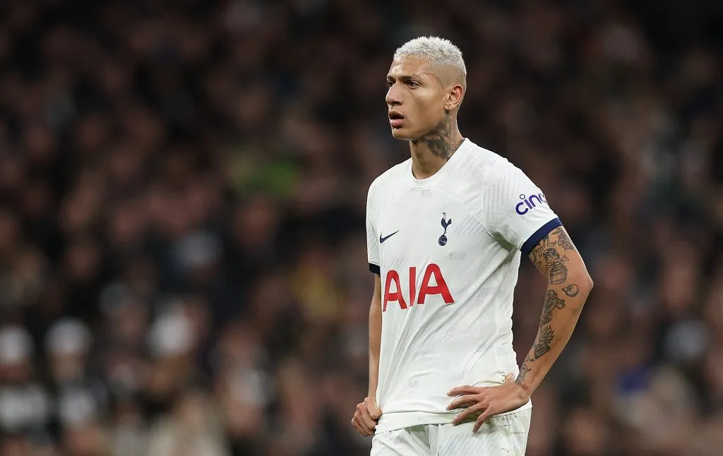 Richarlison: voltando a marcar e ganhando confiança no Tottenham (Foto: Julian Finney/Getty Images)