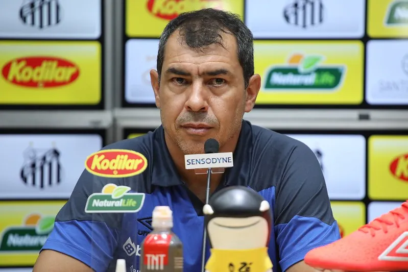 Fábio Carille. Foto : Pedro Ernesto Guerra Azevedo/SAntos FC