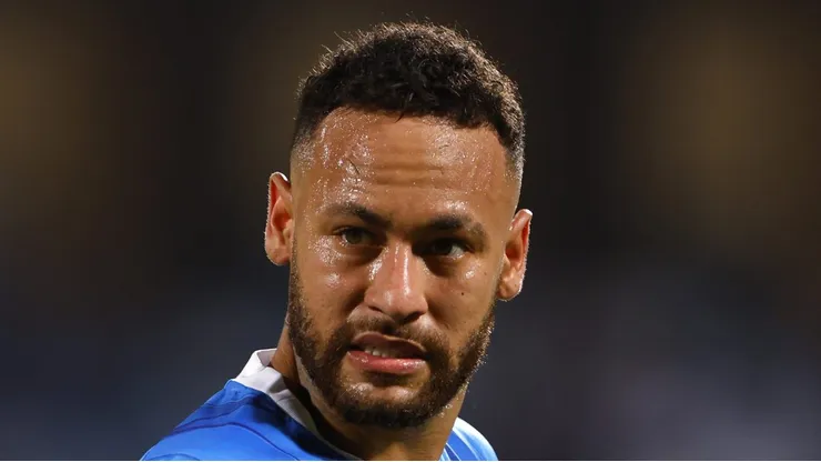 Neymar em ação pelo Al-Hilal. Foto: Francois Nel/Getty Images.