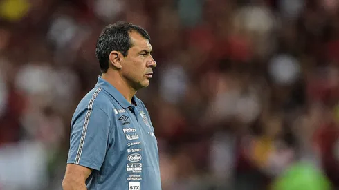 Fabio Carille técnico do Santos durante partida contra o Flamengo no estadio Maracana pelo campeonato Brasileiro A 2021. Thiago Ribeiro/AGIF
