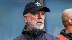 Mano Menezes tecnico do Corinthians durante partida contra o Gremio no estadio Arena do Gremio pelo campeonato Brasileiro A 2023. Maxi Franzoi/AGIF