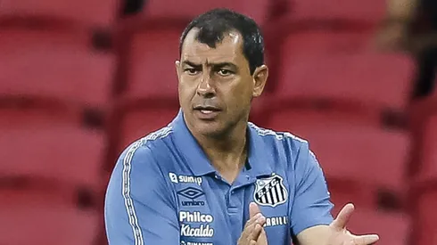 Fabio Carille tecnico do Santos durante partida contra o Internacional no estadio Beira-Rio pelo campeonato Brasileiro A 2021. Pedro H. Tesch/AGIF