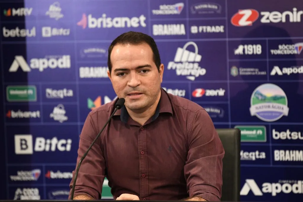 Marcelo Paz, CEO do Fortaleza, tentou despistar com preço irreal – Foto: Kely Pereira/AGIF