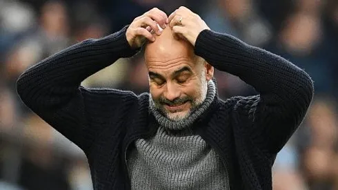 Foto: Michael Regan/Getty Images - Guardiola em partida do Manchester City pela Premier League