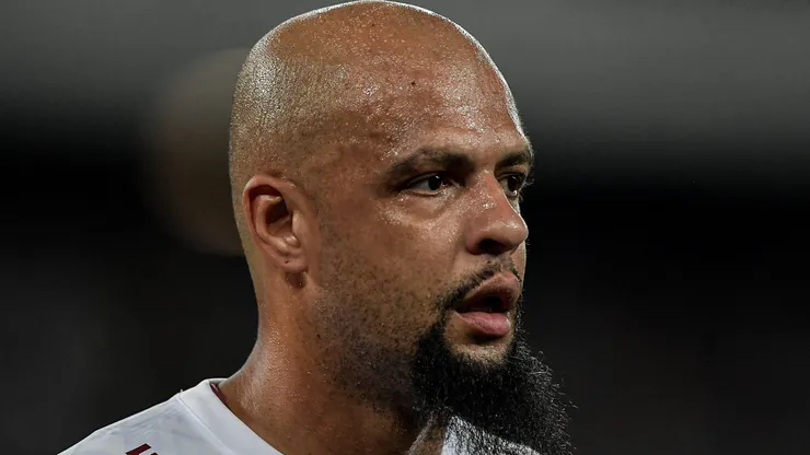 Felipe Melo e mais 6 jogadores do Flu foram alvos de 'chacota' de jornal inglês antes de final contra City no Mundial - Foto: Thiago Ribeiro/AGIF