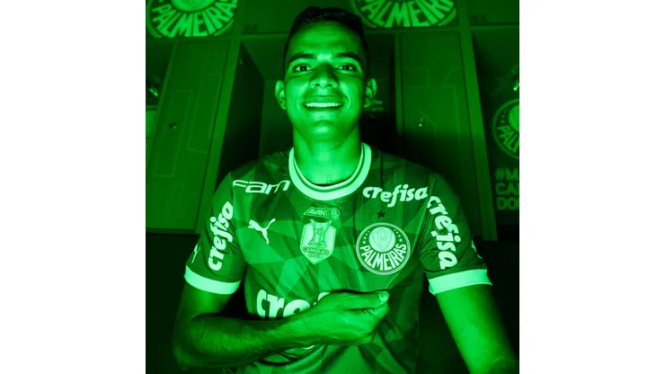 Apresentação do atacante Bruno Rodrigues, na Academia de Futebol do Palmeiras, em São Paulo-SP. Foto: Fabio Menotti/Palmeiras/by Canon