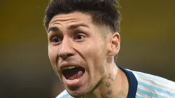 Gonzalo Montiel, em ação pela Seleção Argentinav- Foto: Marcelo Endelli/Getty Images