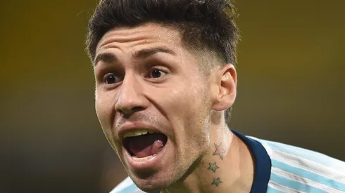 Gonzalo Montiel, em ação pela Seleção Argentinav- Foto: Marcelo Endelli/Getty Images