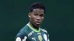 Endrick jogador do Palmeiras durante partida contra o America-MG no estadio Arena Allianz Parque pelo campeonato Brasileiro A 2023. Marcello Zambrana/AGIF