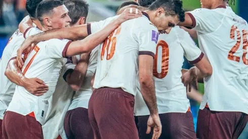 Manchester City em comemoração de gol em cima do Urawa Reds pelo Mundial de Clubes - Foto: Twitter/Manchester City