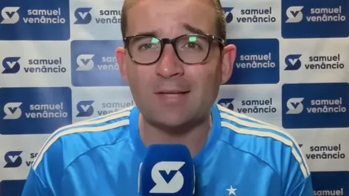 Samuel Venâncio, jornalista que cobre o Cruzeiro - Foto: Reprodução YouTube / Canal Samuel Venâncio