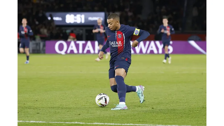 PSG e Montpellier jogaram em novembro, no Parc des Princes, em Paris, pela Ligue 1 (Foto: Catherine Steenkeste/Getty Images for Qatar Airways)