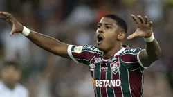 RJ - RIO DE JANEIRO - 25/11/2023 - BRASILEIRO A 2023, FLUMINENSE X CORITIBA - John Kennedy jogador do Fluminense comemora seu gol durante partida contra o Coritiba no estadio Maracana pelo campeonato Brasileiro A 2023. Foto: Jorge Rodrigues/AGIF