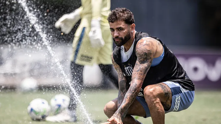 Júnior Caiçara, jogador do Santos - Foto: Raul Baretta/ Santos FC