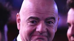 Gianni Infantino, presidente da FIFA, antes de partida entre Corinthians e Flamengo pelo campeonato Copa do Brasil 2022. Foto: Ettore Chiereguini/AGIF