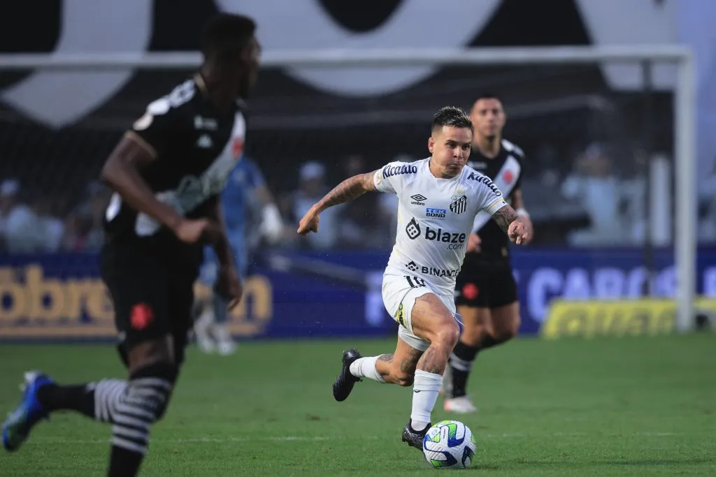 Soteldo em partida contra o Vasco. Foto: Ettore Chiereguini/AGIF