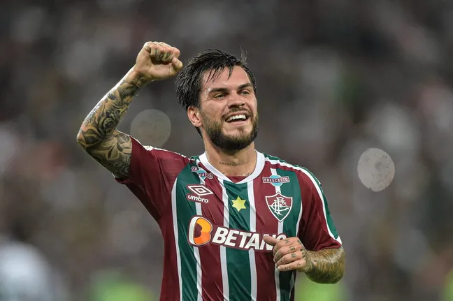 Nathan jogador do Fluminense durante partida contra o Goias no estadio Maracana pelo campeonato Brasileiro A 2022. Foto: Thiago Ribeiro/AGIF