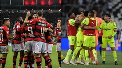 Flamengo e Palmeiras. Foto: Thiago Ribeiro/AGIF