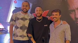 Rafael Moraes, Neymar e Yuri Martins se reuniram para jogar poker