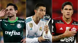 Raphael Veiga, Cristiano Ronaldo e Pedro. Getty Images