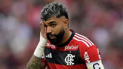 Gabigol jogador do Flamengo durante partida contra o Vasco no estadio Maracana pelo campeonato Brasileiro A 2023. Thiago Ribeiro/AGIF
