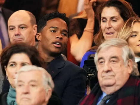 Endrick vai a jogo do Real Madrid e até arrisca entrevista em espanhol