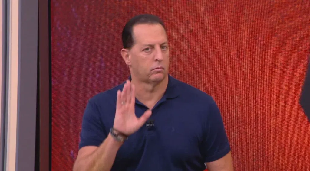 Benja durante programa do Domingol com Benja – Foto: Reprodução