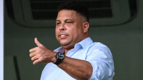 Ronaldo Fenomeno antes da partida contra o URT no estadio Independencia pelo campeonato Mineiro 2022. Fernando Moreno/AGIF