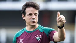 Fernando Diniz tecnico do Fluminense durante partida contra o Santos no estadio Vila Belmiro pelo campeonato Brasileiro A 2023. Abner Dourado/AGIF