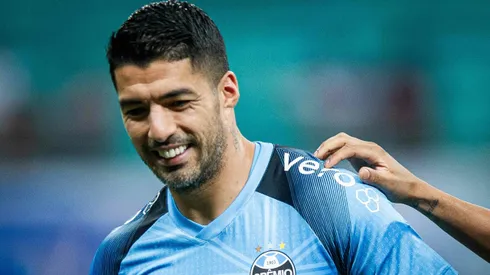 Luiz Suarez jogador do Gremio durante partida contra o Bahia na data de 01 de julho de 2023 no estadio Arena Fonte Nova pelo campeonato Brasileiro A 2023. Foto: Jhony Pinho/AGIF