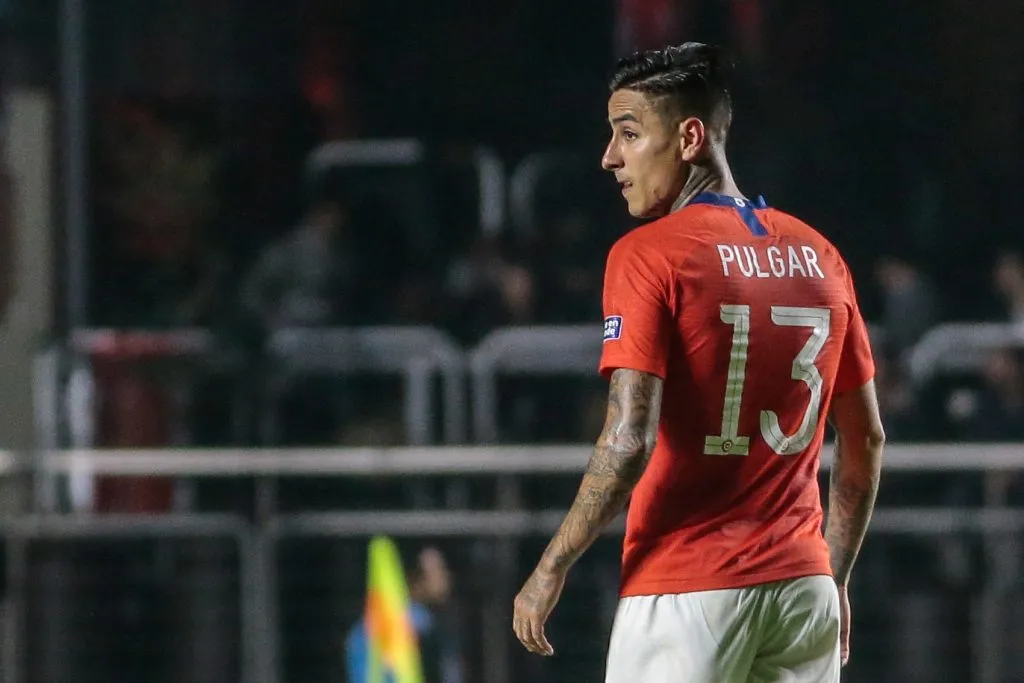 SP – Sao Paulo – 17/06/2019 – Copa America 2019, Japao x Chile – Pulgar jogador do Chile durante partida contra o Japão no estádio Morumbi pelo campeonato Copa America 2019. Foto: Marcello Zambrana/AGIF