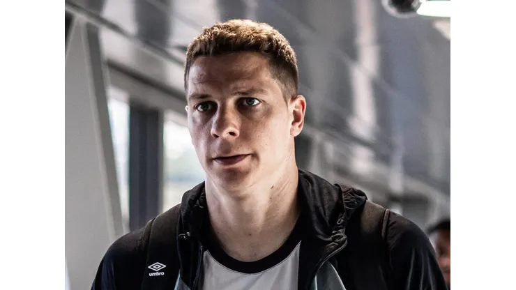 Julio Furch, atacante do Santos - Foto: Raul Baretta/ Santos FC.
